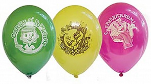 Набор шаров Простоквашино - С днем рождения!, 30 см (Europa uno trade, 1111-0633)